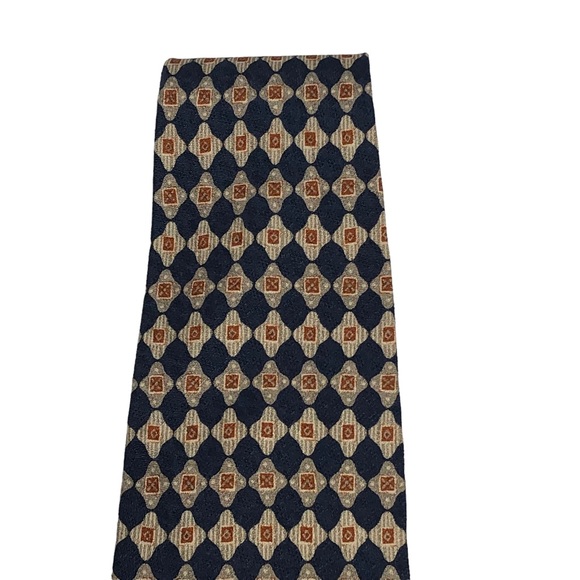 Vintage 80s Guess Multicolored Print Silk Tie - Picture 6 of 15